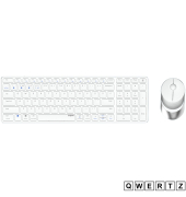 9750M Wei&szlig; QWERTZ Kabelloses Multi-Mode-Deskset