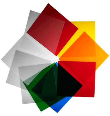 Set 10 Farbfilter 21cm