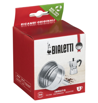 Ersatz-Kaffeetrichter 0800132, grau/silber