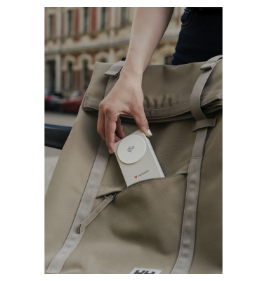 Foldable 3-in-1 magnet. wireless PB 10000mAh wei&szlig; 32296