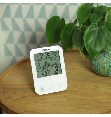 WS-1200 Wetterstation mit Funksensor SchwarzGrau