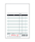 KC 620 Formularbuch Kassenblock mit Additionsblatt, nummeriert 10 x 16,5 cm 2-fach