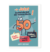 Geburtstagskarten 06-234 bunt