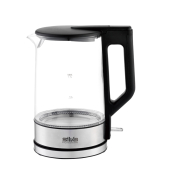 Wasserkocher 1,7 Liter Glas Edelstahl