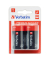 1x2 Verbatim Alkaline Batterie Mono D LR 20               49923