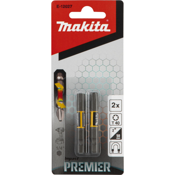 Makita E-12027 Impact Premier Impact Screwdriver Bit 2 Pieces