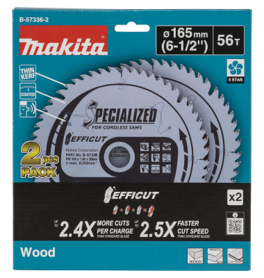  B-57336-2 EFFICUT S&auml;geblatt 165x20x56Z