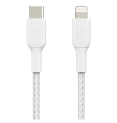 LightningUSB-C Kabel  1m ummantelt, mfi zert., wei&szlig;