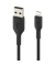 Lightning LadeSync Kabel 15cm, ummantelt, mfi zert, schw.