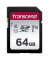 Speicherkarte TS64GSDC300S, bis 95 MB/s, 