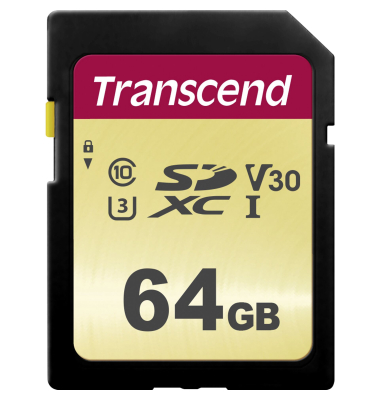 SDXC 500S         64GB Class 10 UHS-I U3 V30