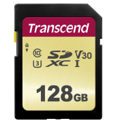 Speicherkarte TS128GSDC500S, bis 95 MB/s, 