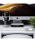 Aluminum Monitor Stand Hub for iMac silver