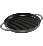 Grillpfanne induktion rund 30cm Graphit-grau