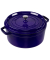 La Cocotte 26cm rund dunkelblau, Gusseisen