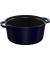 La Cocotte 28cm rund, dunkelblau, Gusseisen