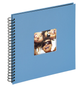 Fun oceanblau      30x30 50 schwarze Seiten Spiral SA110U