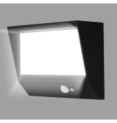 LED Solar Wandl.Lumus 110lm Alu schw.m.Bewegungsm.2022001300