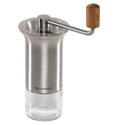 Kaffeem&uuml;hle BARISTA Edelstahl  Glas