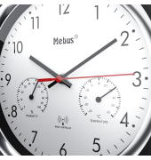  Wanduhr 19453, schwarz