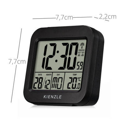 Wecker 15374, schwarz