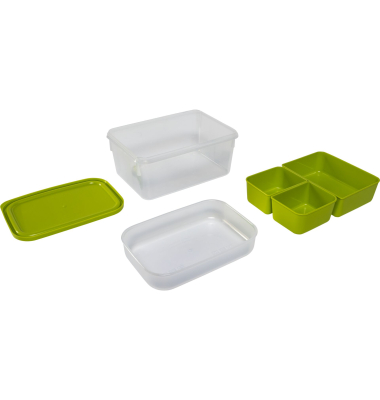 Clip&Go Frischhaltedose gr&uuml;n 2,3 L