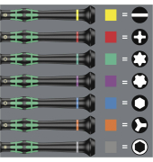 Kraftform Micro 12 Electronics 1 Schraubendrehersat