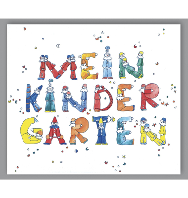 1x25 Daiber  Clowns-Mein Kinder- Garten  Kinder Portraitmappen