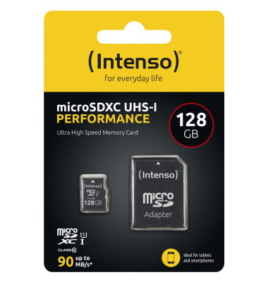 microSDXC          128GB C10 UHS-I U1 Performance Adapte