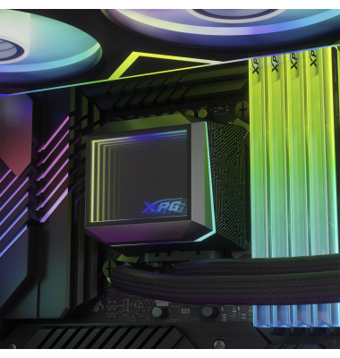 XPG LEVANTE II 360 WASSERK&Uuml;HLUNG RGB BLACK