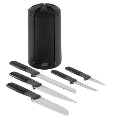Elevate Messerblock Set 6 tlg. Schwarz