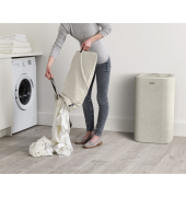 Tota ecru 60L W&auml;schetrennkorb