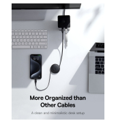 Free2Pull Mini Charging Cable USB-C USB-C 60W 1m Black