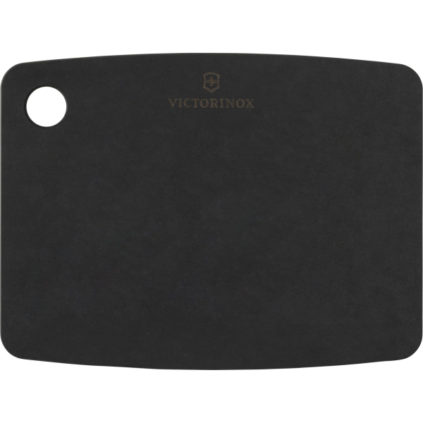 Victorinox Schneidebrett, Klingenschonend, Spülmaschinenfest, XS, Schwarz | 20.3 x 15.2 x 0.6, Robustes Hackbrett aus Papierverbundstoff, Ideal zum Schneiden und Hacken sowie zum Servieren von Speisen