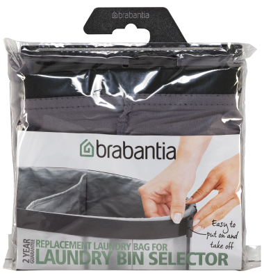 W&auml;schekorb-Sack Ersatz f&uuml;r W&auml;schebox Selector 55L  Grey