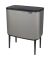 M&uuml;lleimer Bo Touch Bin Mineral Concrete Grey, 3 x 11 L
