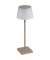 LED Tischlampe MARGO tortora 4W 3000K Dimm. IP54