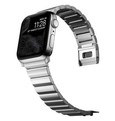 Strap Stainless Steel silver V2 42444549mm