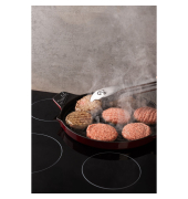 Grillpfanne Gusseisen, rot
