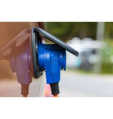 Kabeltrommel 1182470200, 2-fach, blau/orange