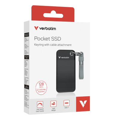 Pocket SSD 128BG BlackGrey USB 3.2 Gen 2 32432