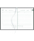 Taschenkalender 610-1020, Tagesplaner, schwarz, 1 Woche / 2 Seiten, 10,2x14,2cm (BxH) (A6), 2027