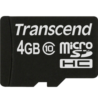 microSDHC          4GB Class 10