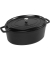 La Cocotte 41cm oval schwarz, Gusseisen