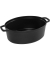 La Cocotte 41cm oval schwarz, Gusseisen