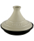 Tajine 20cm rund cream, Gusseisen