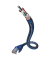 Netzwerkkabel 004803005, blau/silber