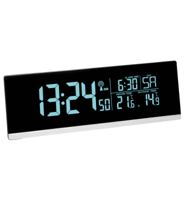  Wecker 60.2548.01, schwarz