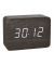  Wecker 60.2549.01, schwarz