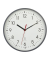  Wanduhr 60.3550.10, grau/wei&szlig;